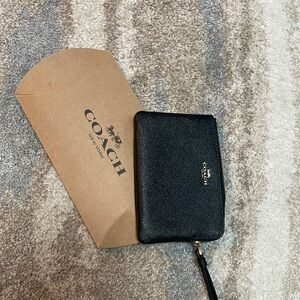 Black Coach wristlet